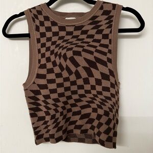 Garage cropped knit tank - Size Medium